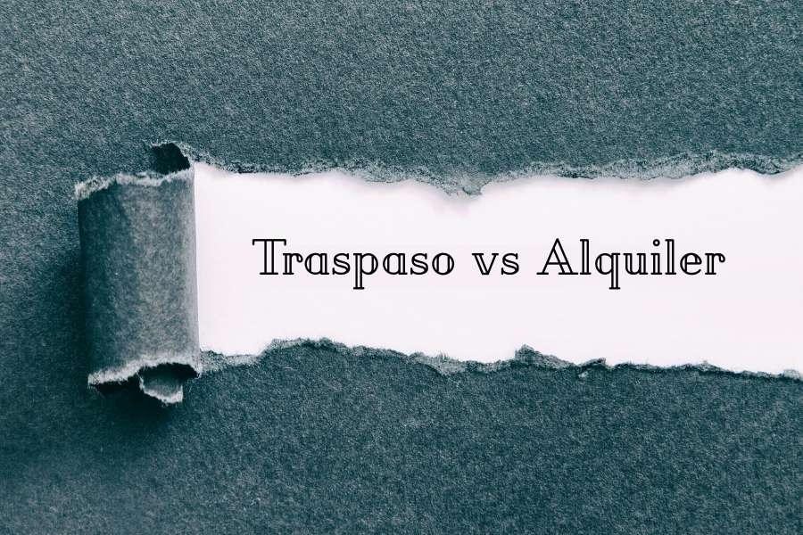 diferencia entre traspaso y alquiler
